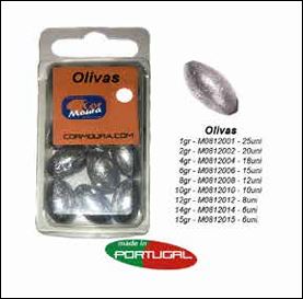 Caixas olivas furadas